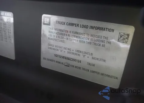 2016 GMC Sierra 3500Hd из США, поврежденный, VIN 1GT02VEG3GZ290124